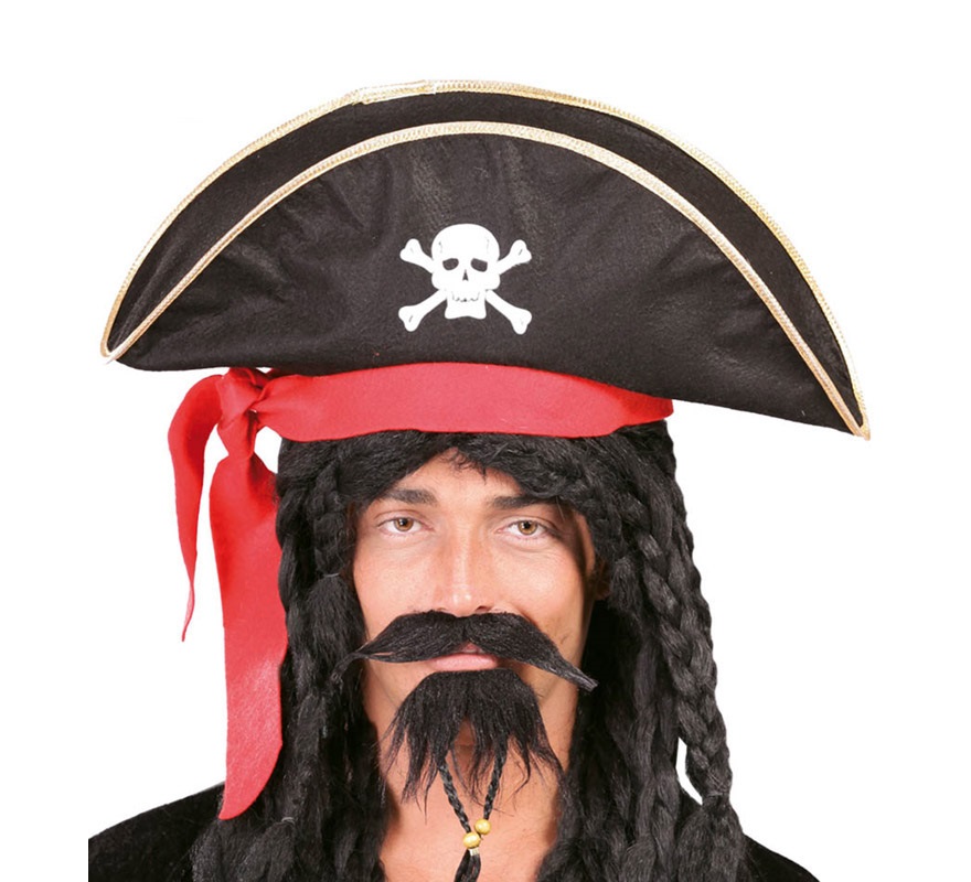 Diferentes tipos de gorros de piratas con forma única y de moda